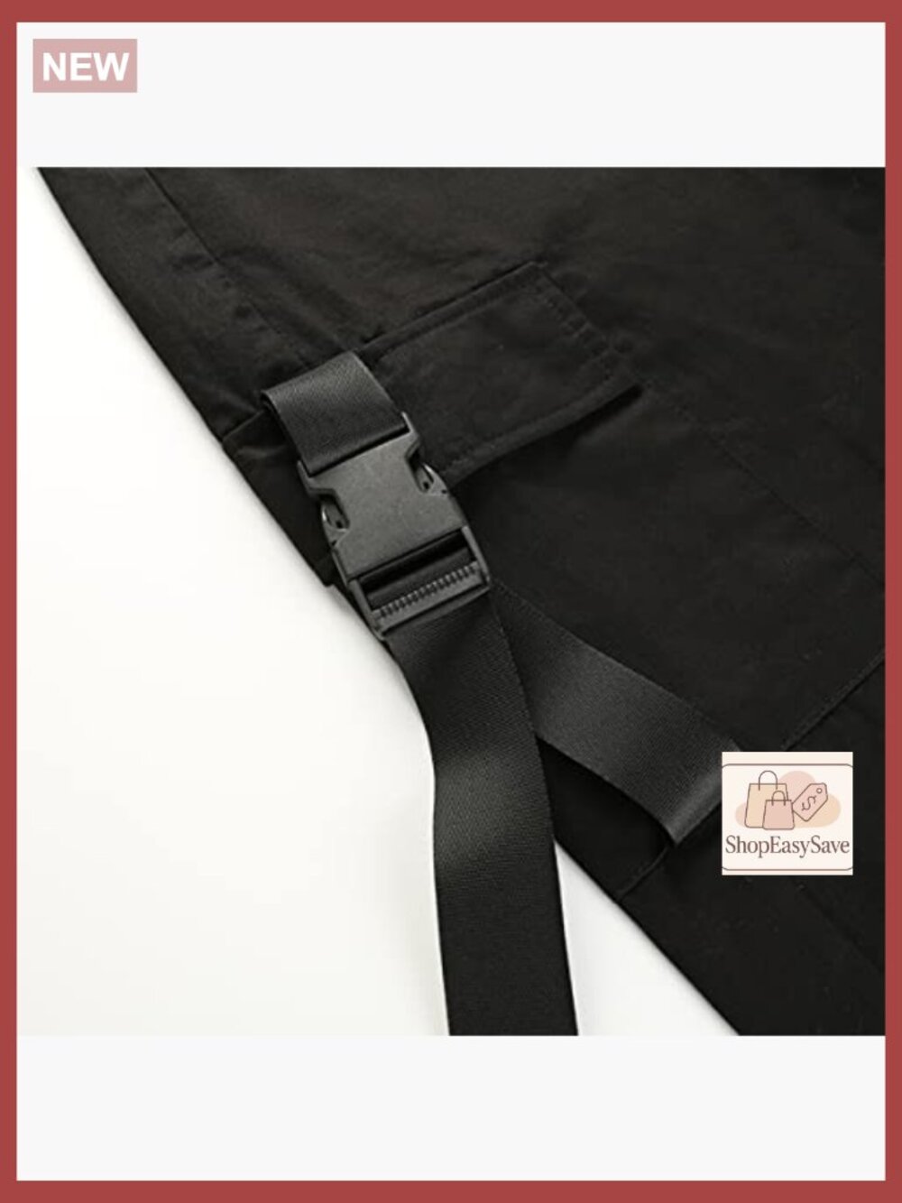 High Waisted Cargo Pants with Pockets Baggy Y2k Streetwear - Picture 6 of 7